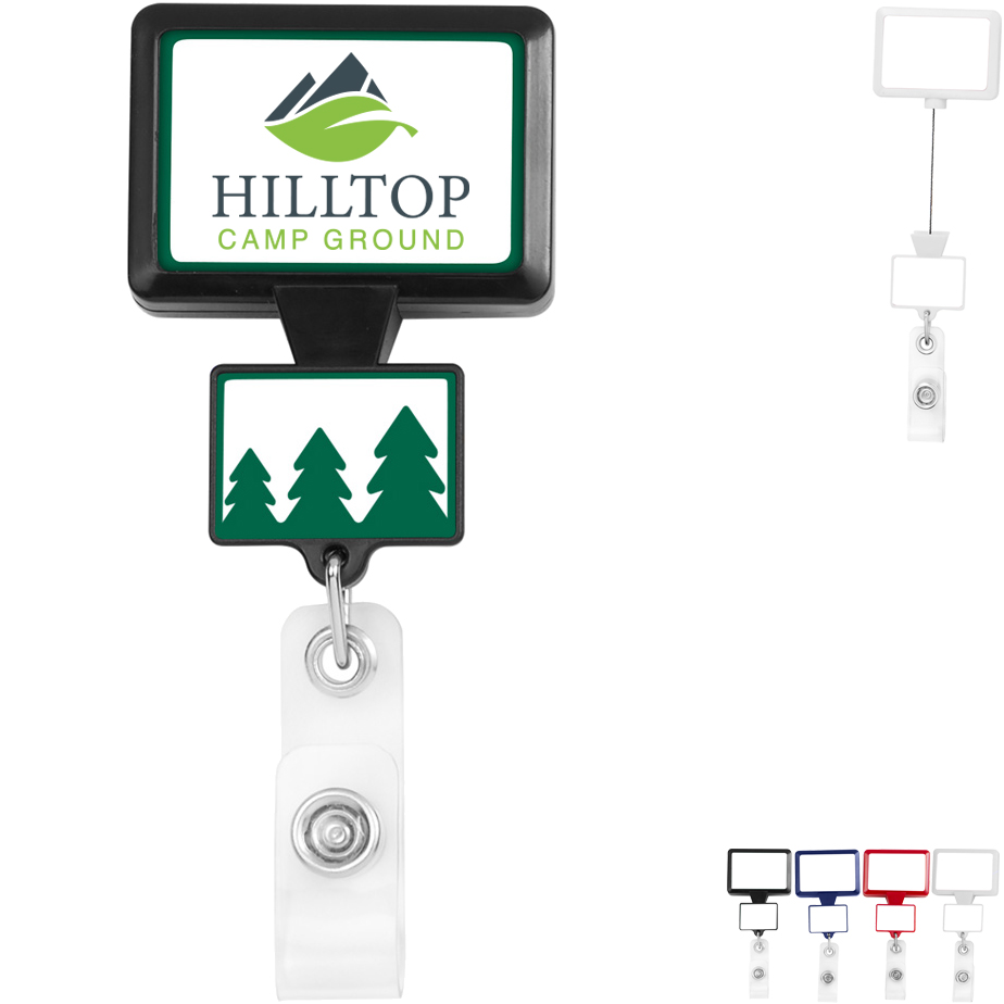 Product Photo 1 Double Up Rectangle Badge Reel