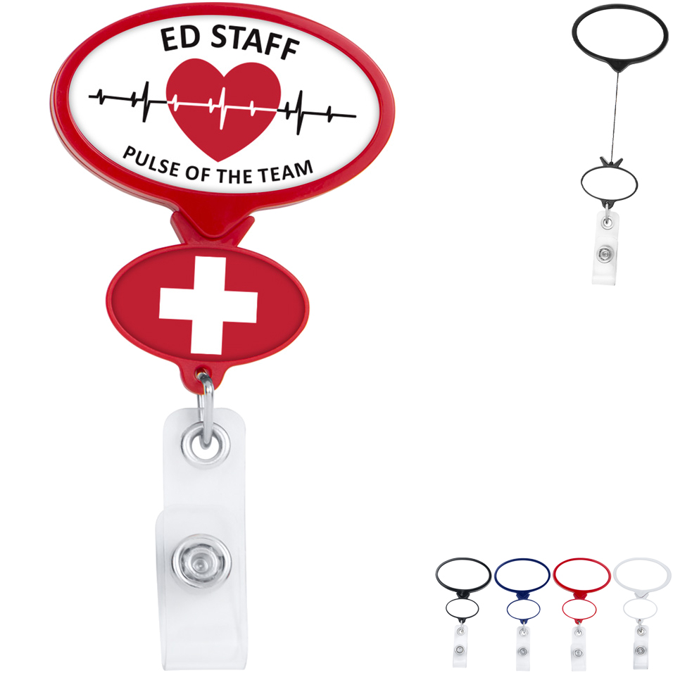 Product Photo 1 Double Up Oval Badge Reel