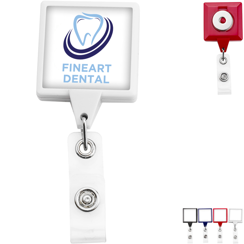 Product Photo 1 Jumbo Square Badge Reel with Magnetic Back