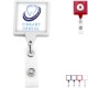 Jumbo Square Badge Reel with Magnetic Back