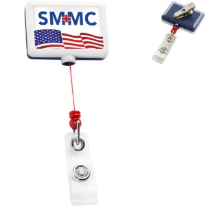 Patriot Jumbo Rectangle Badge Reel - DE3503