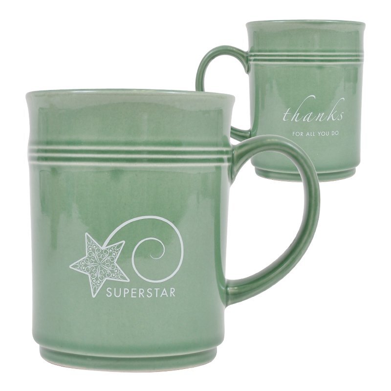 Product Photo 1 Thank You Ceramic Mug, Superstar Stock Design - CLOSEOUT!
