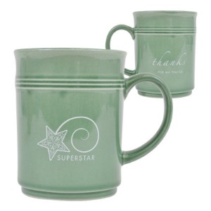 Thank You Ceramic Mug, Superstar Stock Design - CLOSEOUT! - CEM180