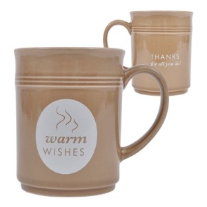 Thank You Ceramic Mug, Warm Wishes Stock Design - CLOSEOUT! - CEM190