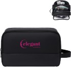 Photo 24 AeroLOFT™ Wide-Mouth Wet/Dry Polyester PVC Toiletry Bag