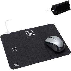 Acadia rPET Mouse Pad w/ 15W Wireless Charger - AR1716