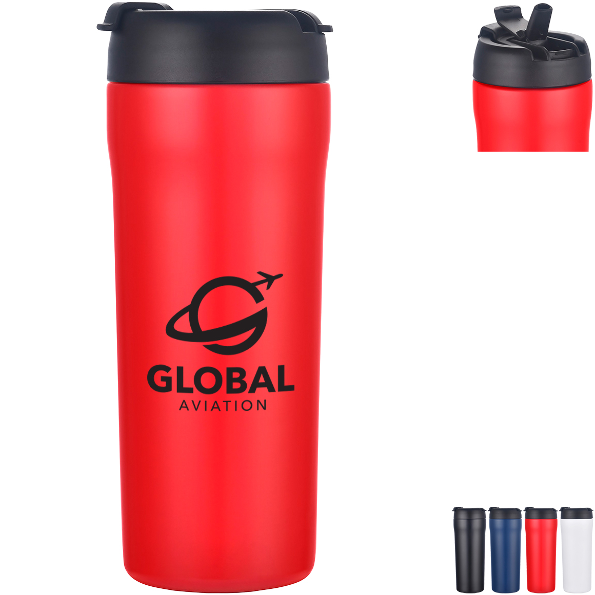 Product Photo 1 Varedo DuoFlow Vacuum Insulated Stainless Steel Tumbler, 24oz.