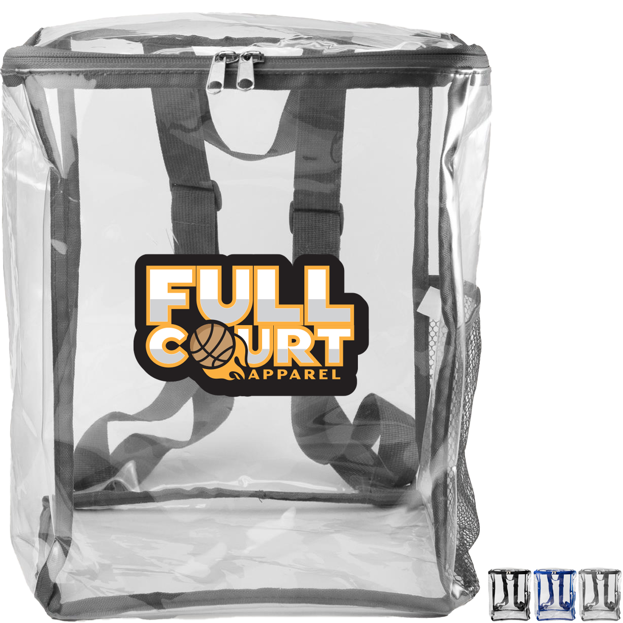 Product Photo 1 Clear Zipped Backpack