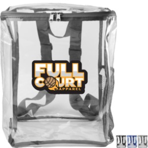 Clear Zipped Backpack - AL2448