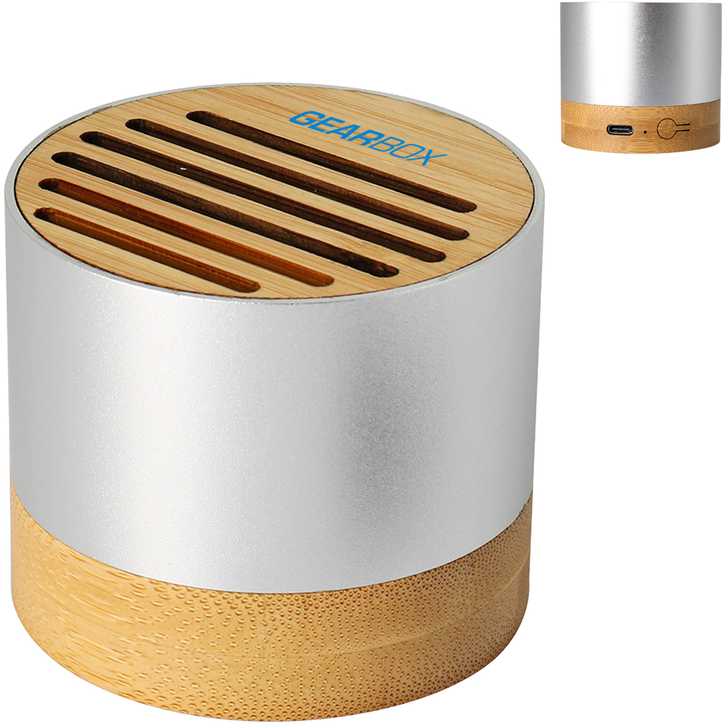 Product Photo 1 EcoSound Bamboo Recycled Aluminum Wireless Speaker