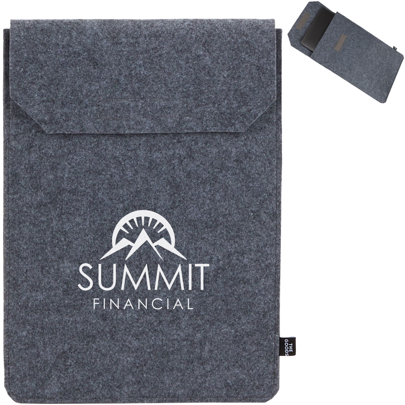 Product Photo 1 The Goods™ Recycled Felt Business Sleeve