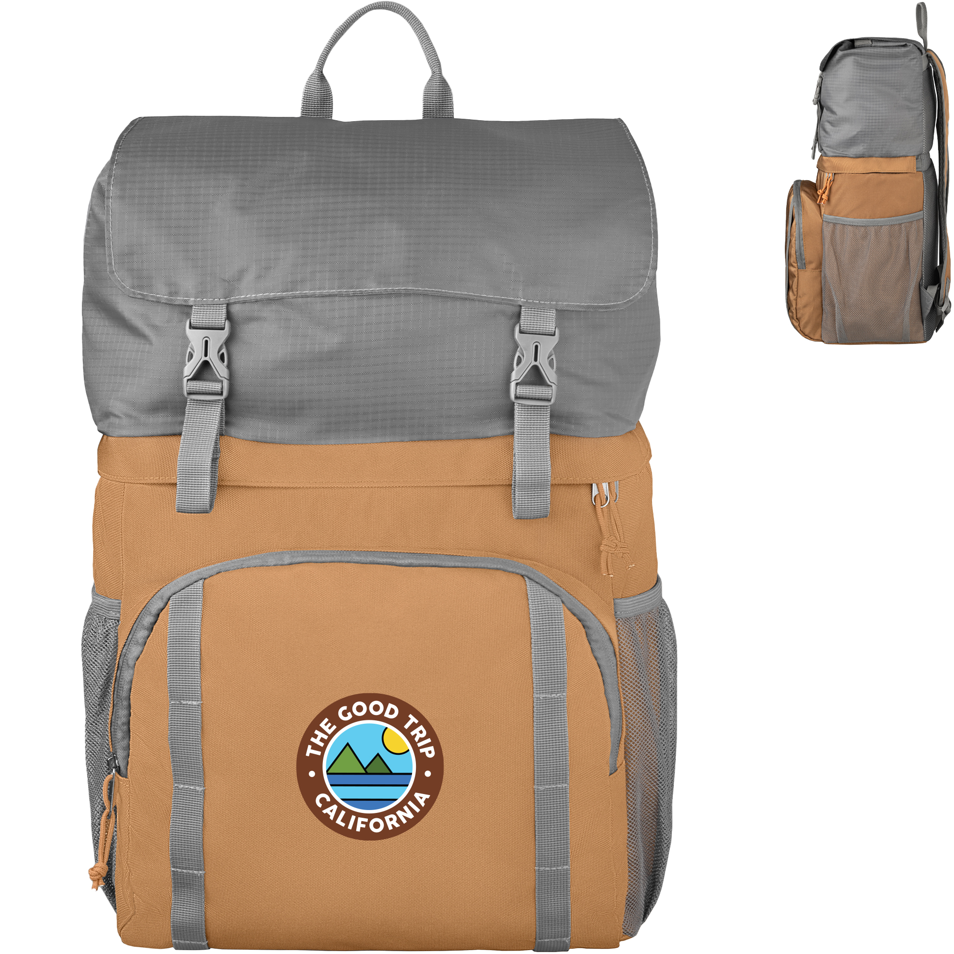 Product Photo 1 Sienna Recycled Nylon 2-in-1 Insulated Cooler Backpack