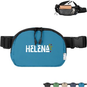 Taiga rPET Nylon Zippered Waist Bag - GS3797
