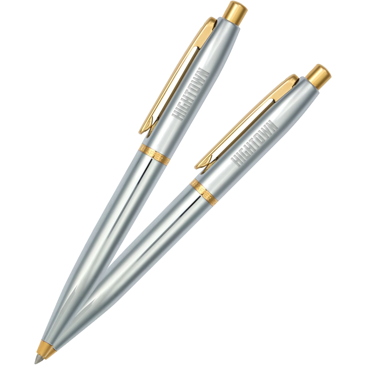 Product Photo 1 Sheaffer® VFM Polished Chrome Gold Trim Ballpoint Pen