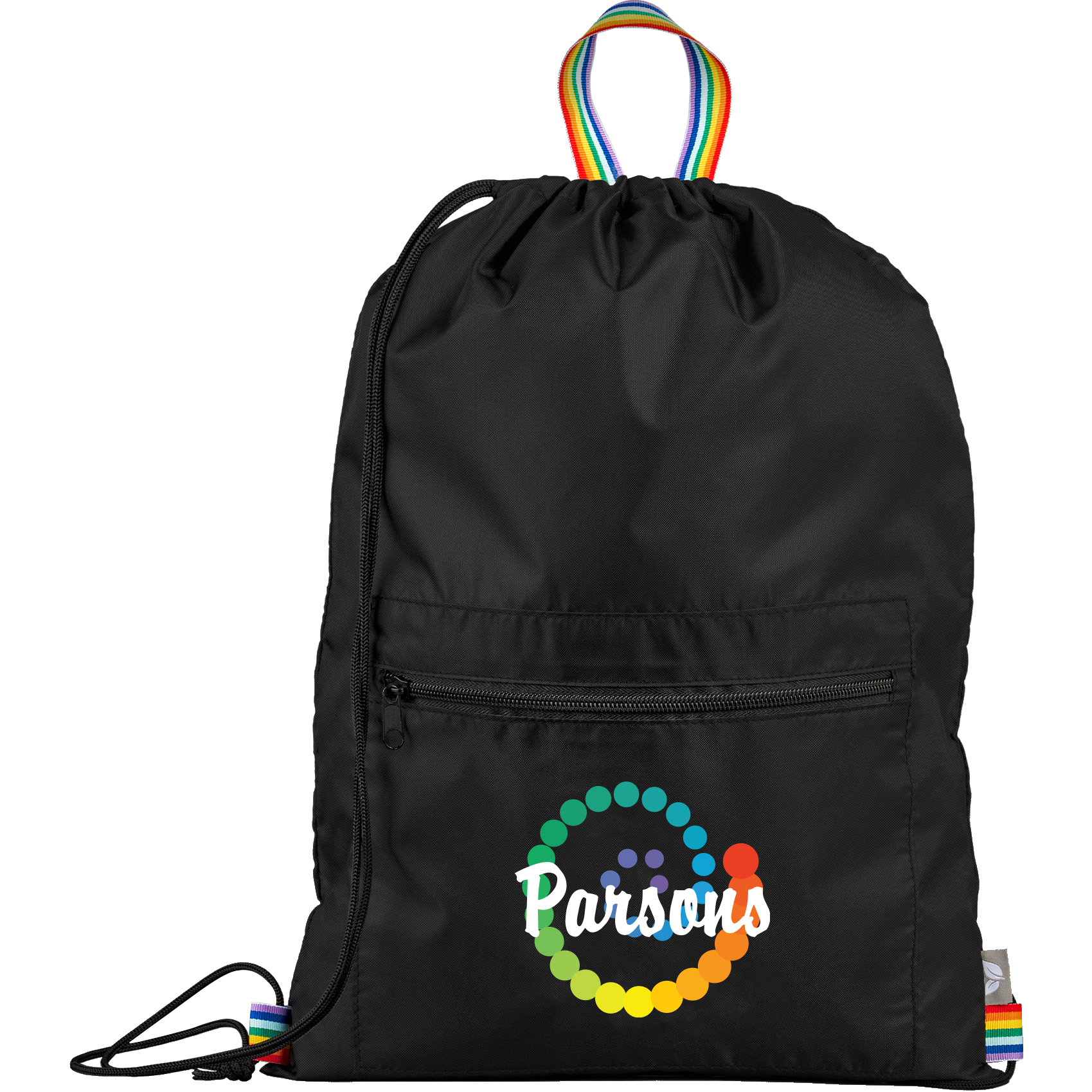 Product Photo 1 Spectrum Recycled Polyester Drawstring Bag