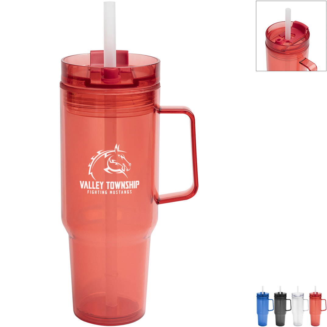 Product Photo 1 Intrepid Recycled AS Double Wall Tumbler w/ Straw, 40oz.