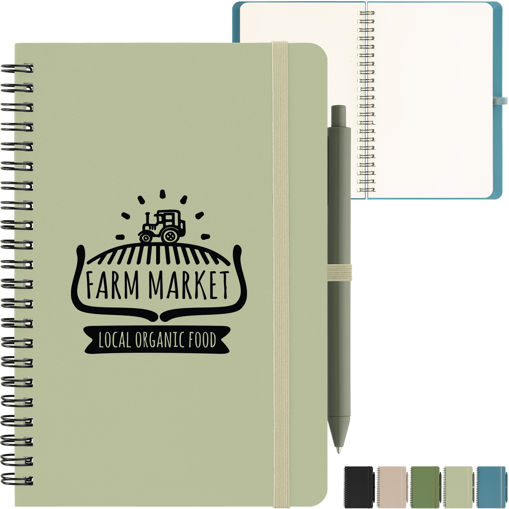 Product Photo 1 Höga Repreve Spiral Jotter Notepad & Retractable Pen Set, 5.59" x 7.87"