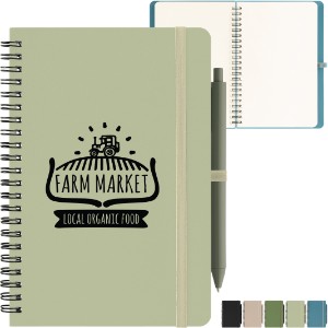 Höga Repreve Spiral Jotter Notepad & Retractable Pen Set, 5.59" x 7.87" - GS3794