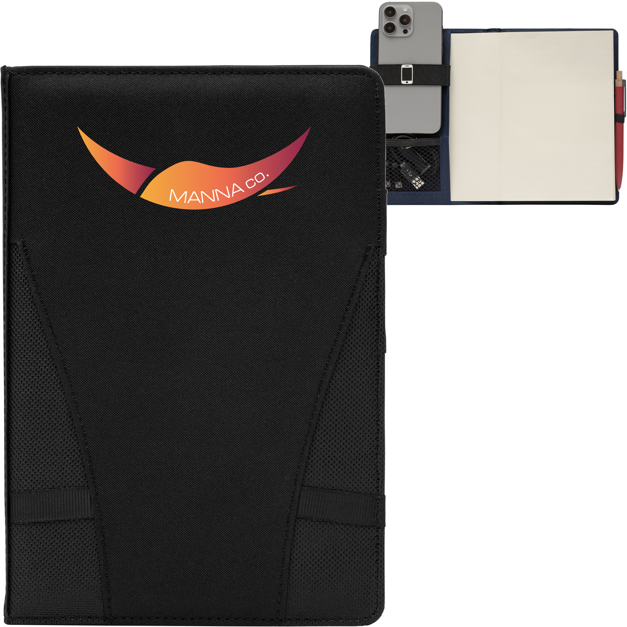 Product Photo 1 Coastal Threads Repreve Tech Organizer Notebook, 8.46" x 5.51"