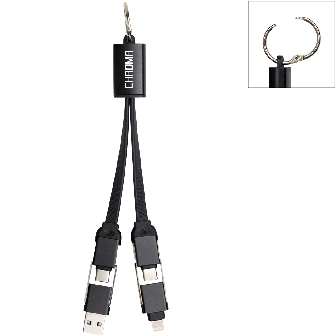 Product Photo 1 Multi-Charge Cables w/ Round Carabiner