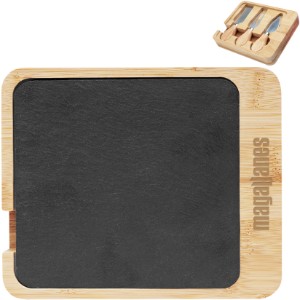 Slate & Bamboo Cheese Server Set - HT6717