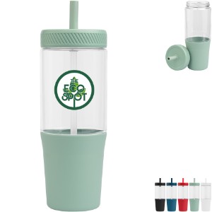 Polar Recycled Plastic Dual Tone Straw Tumbler, 40 oz. - GS3847