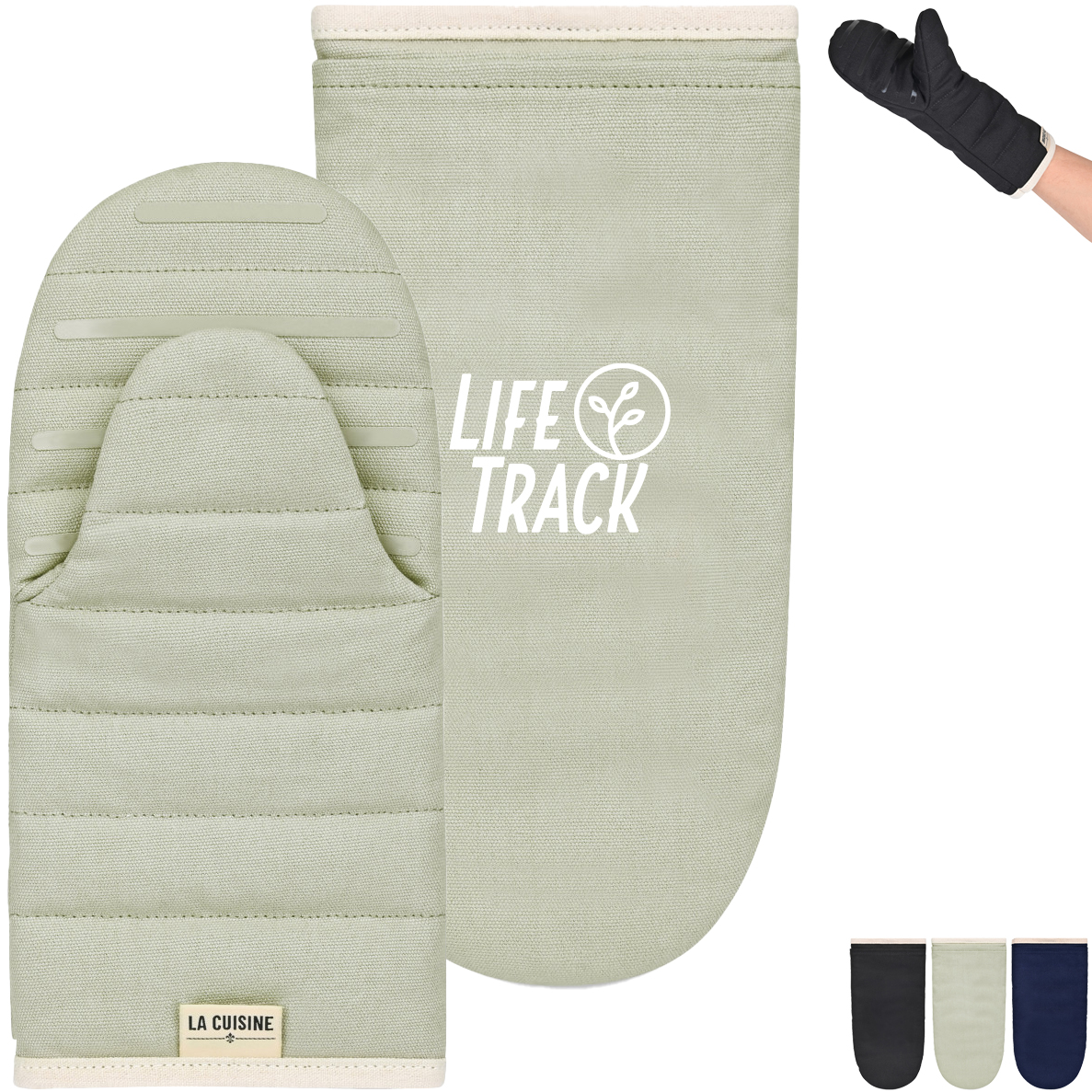 Product Photo 1 La Cuisine Cotton Canvas Oven Mitt