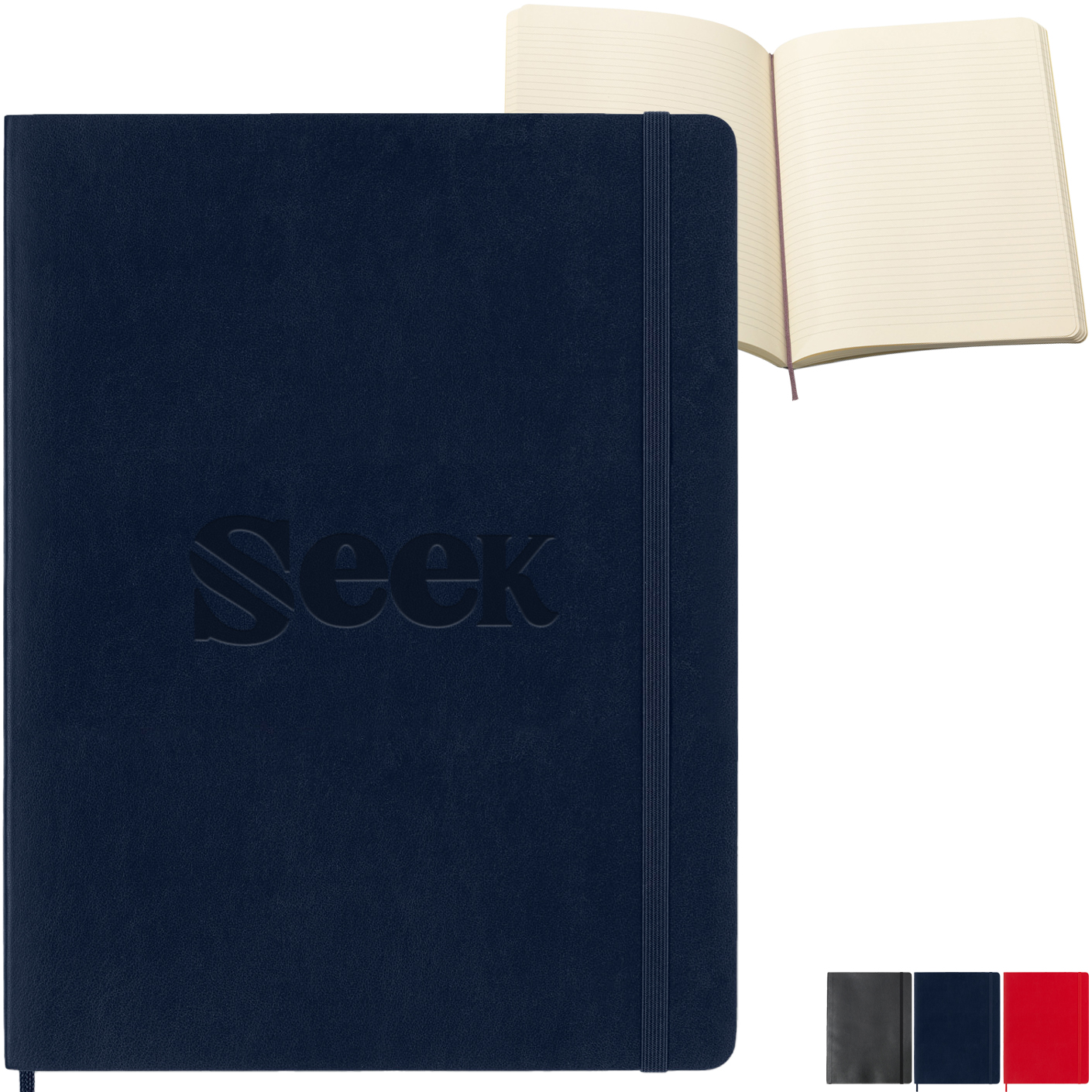 Product Photo 1 Moleskine® Soft Cover Ruled X-Large Notebook, 9-3/4" x 7-1/2"