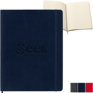 Moleskine® Soft Cover Ruled X-Large Notebook, 9-3/4" x 7-1/2" - GM2382