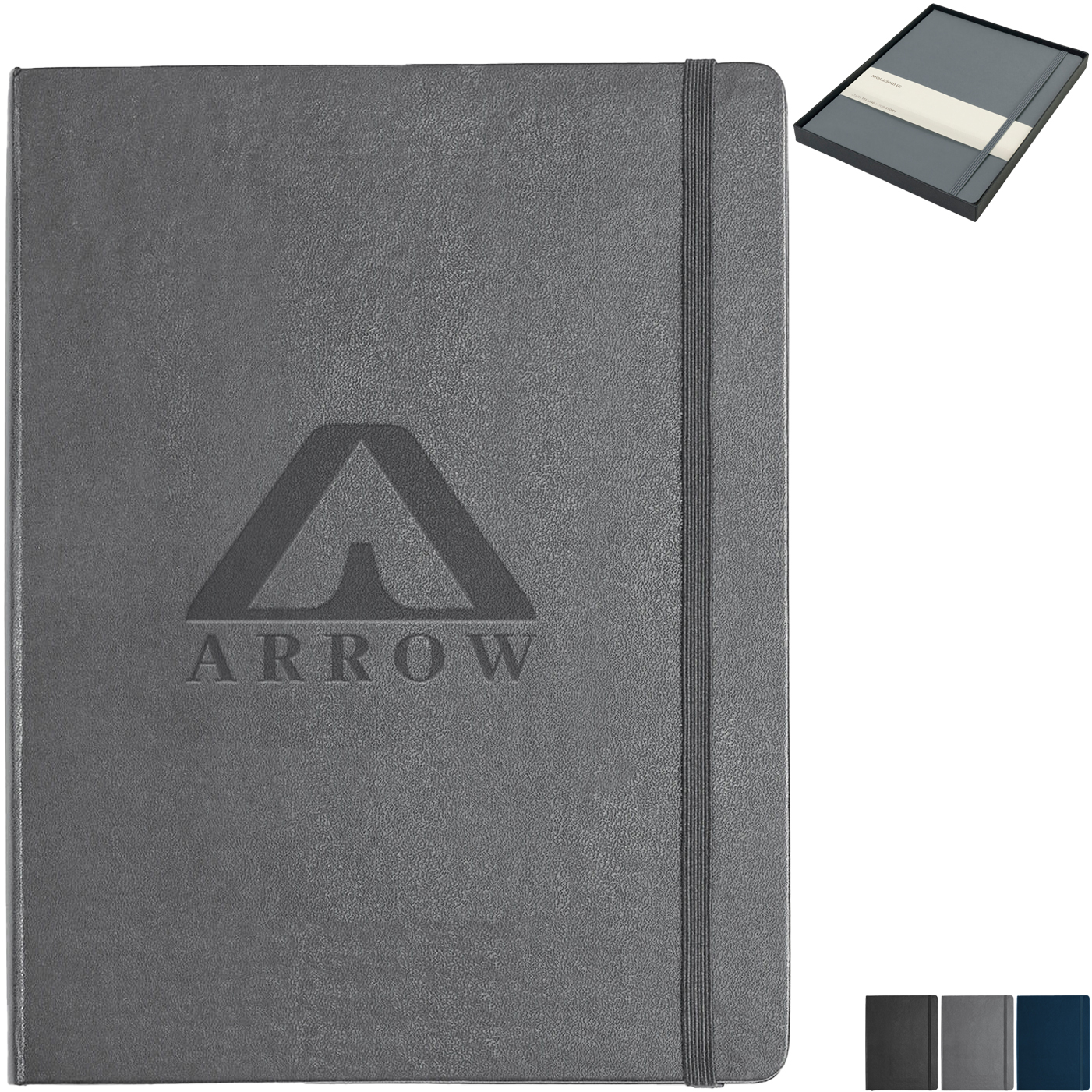 Product Photo 1 Moleskine® X-Large Notebook in Gift Box, 7-1/2" x 9-3/4"