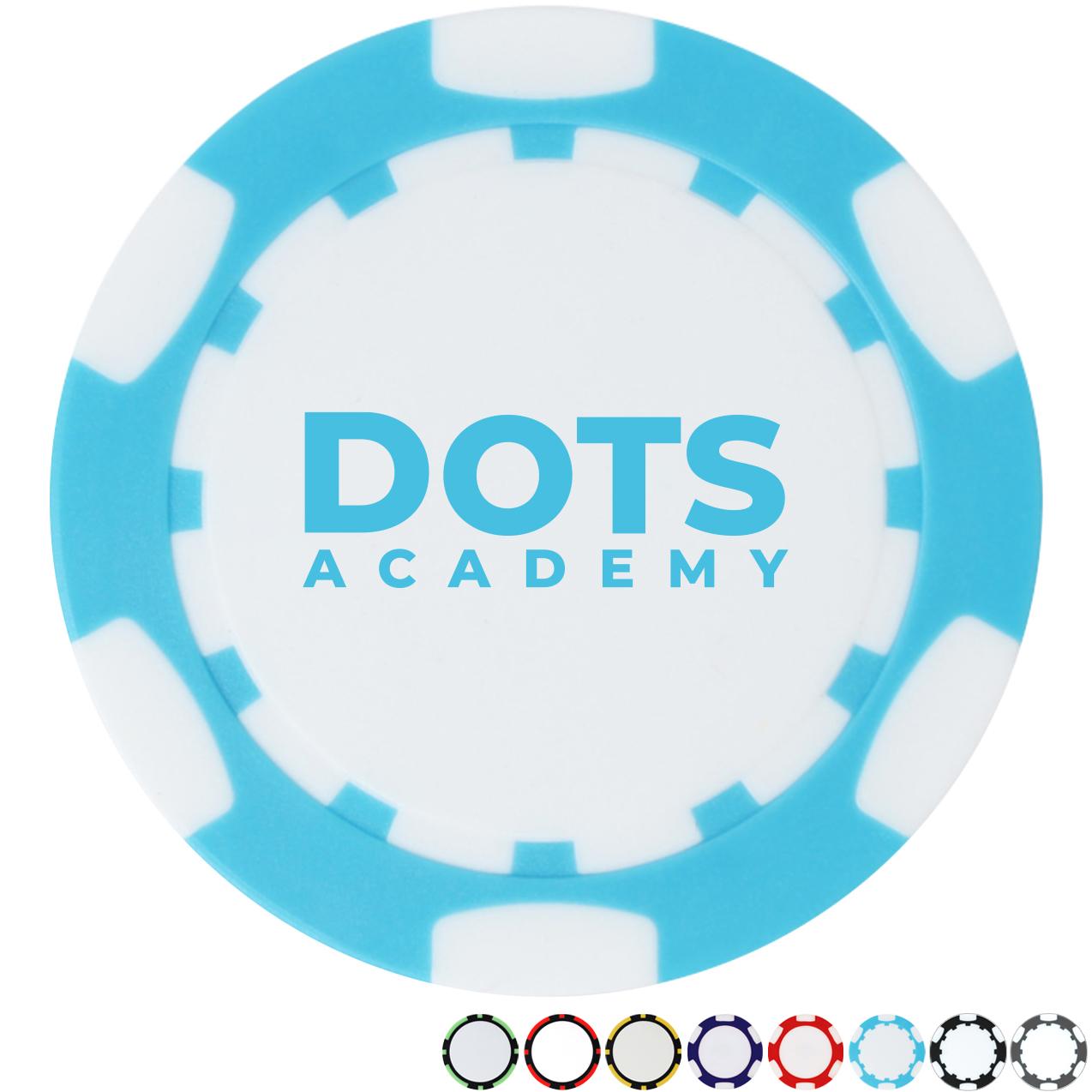 Product Photo 1 Ahead® Two-Sided Poker Chip Ball Marker