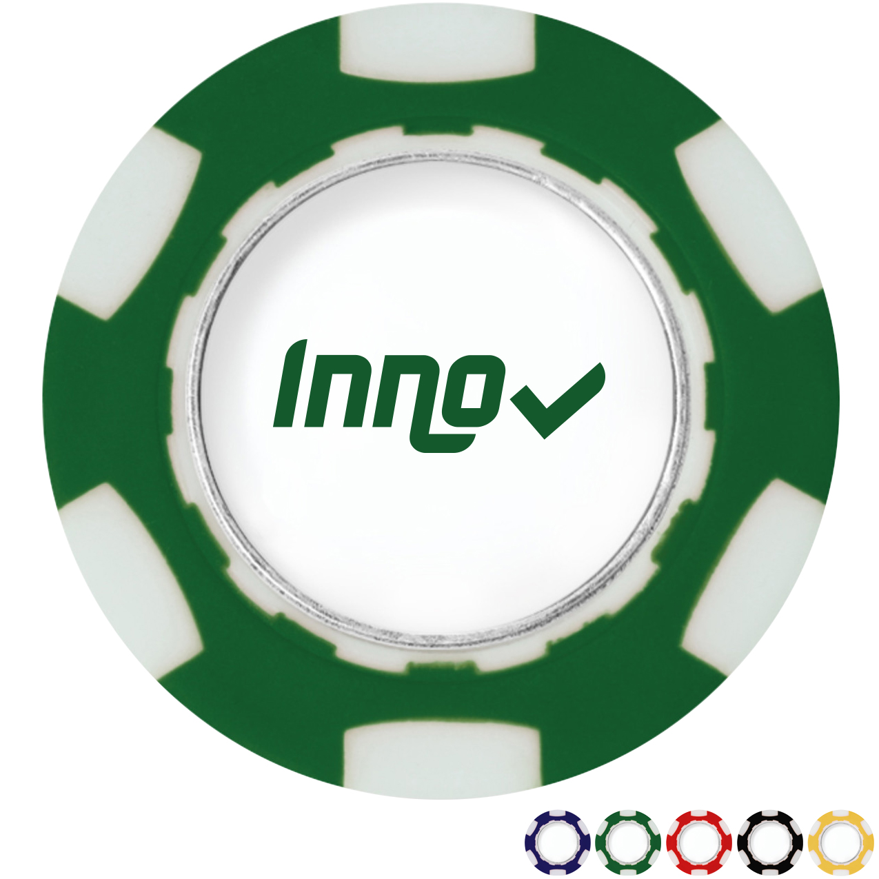 Product Photo 1 Ahead® Poker Chip w/ Removable Ball Marker