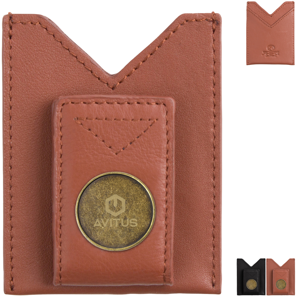 Product Photo 1 Ahead® Leather Credit Card Holder