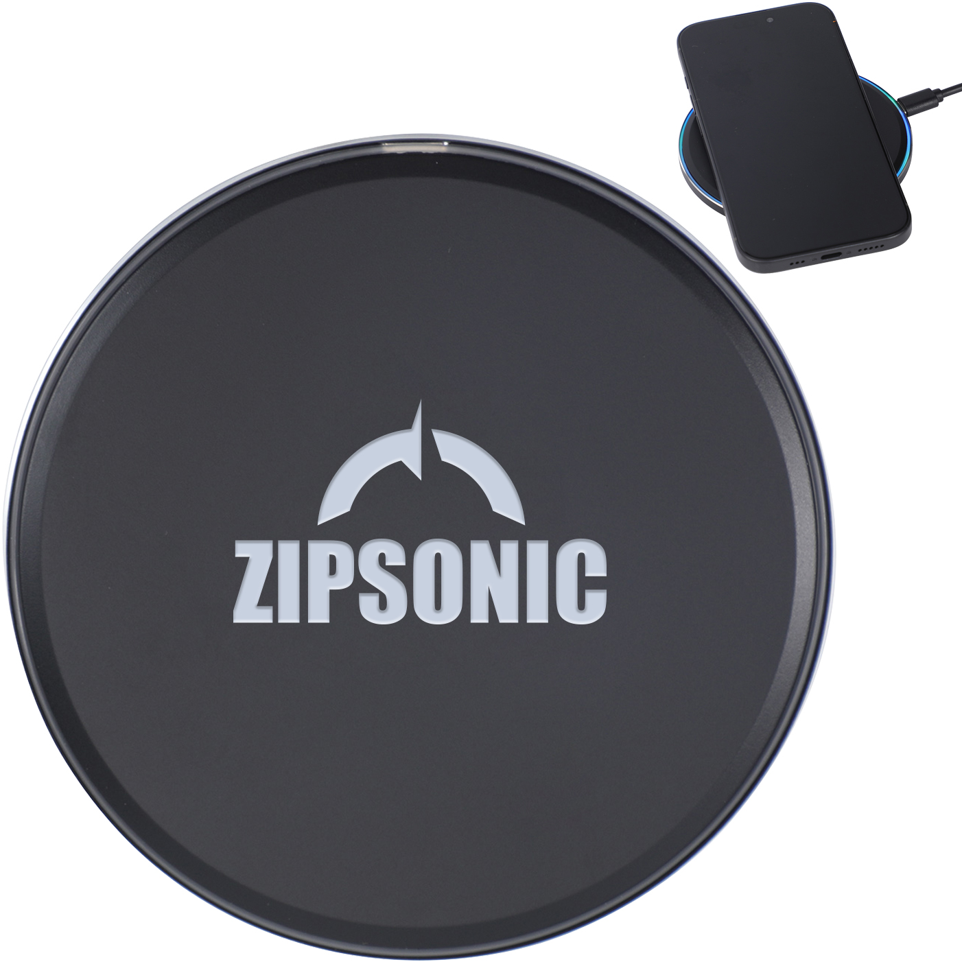 Product Photo 1 Light-Up 15W Aluminum Wireless Charger