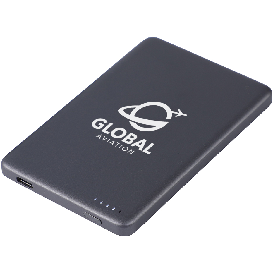 Product Photo 1 Royale Aluminum 20W Power Bank w/ 15W Magnetic Wireless Charger, 5000mAh