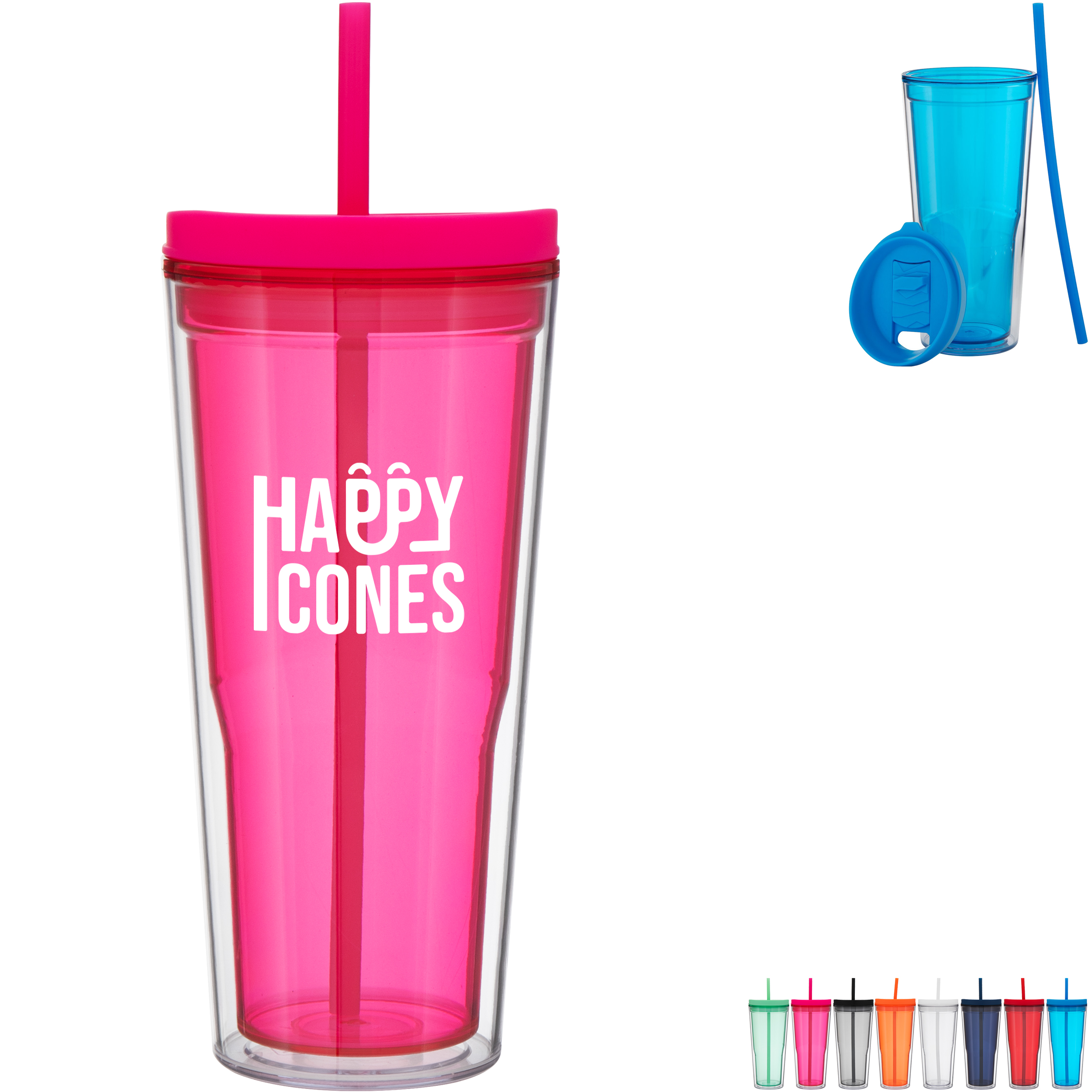 Product Photo 1 Vast Double Wall Acrylic Tumbler, 20.9oz.