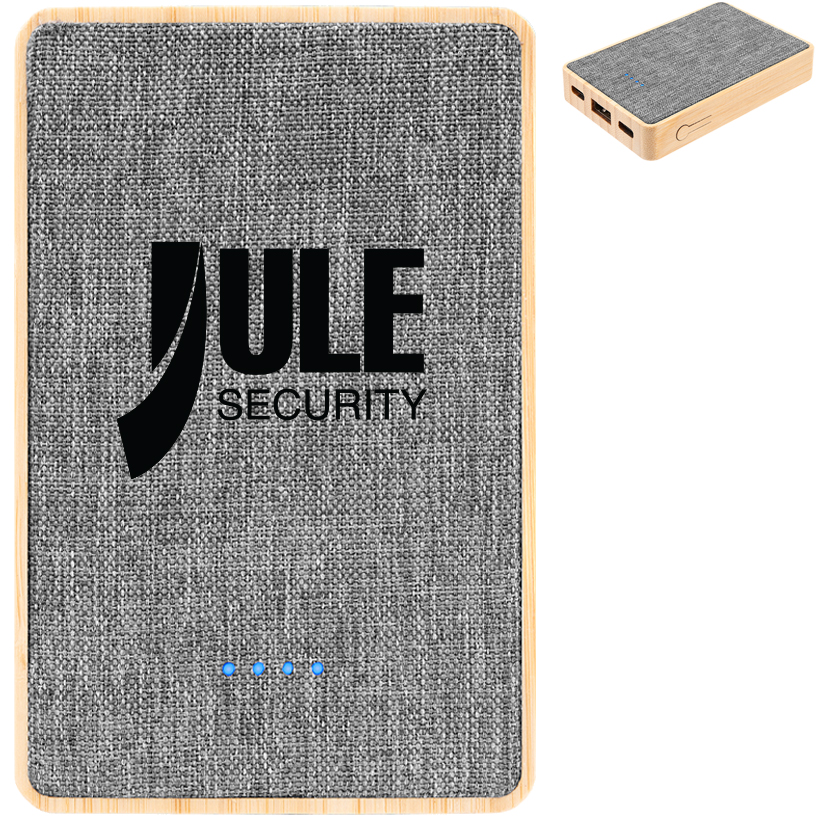 Product Photo 1 Bamboo & rPET Power Bank, 5000mAh