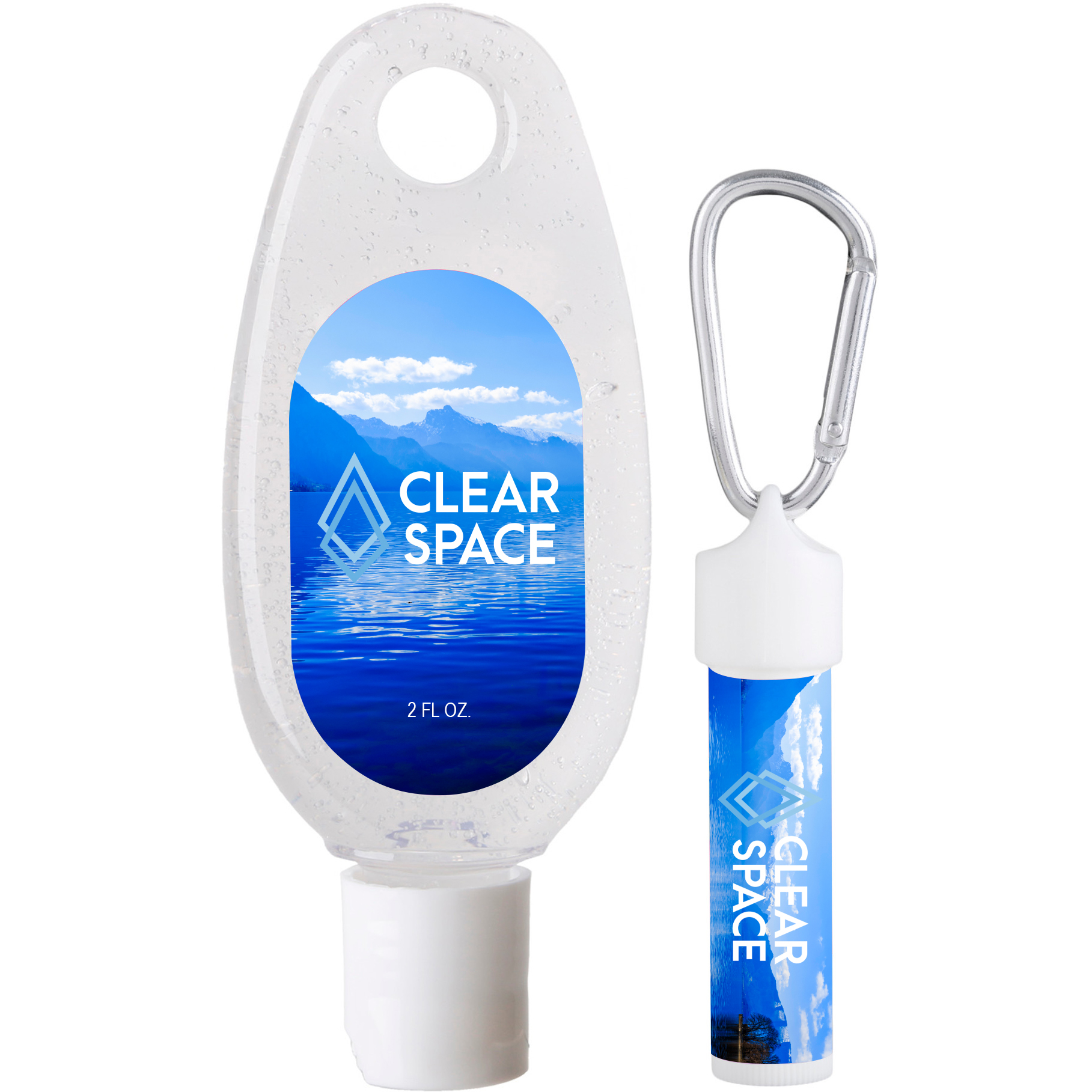 Product Photo 1 Aloe Vera & Lip Moisturizer With SPF15 Carabiner Kit