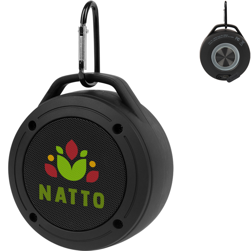 Product Photo 1 Water Resistant Carabiner Bluetooth® Speaker 2.0