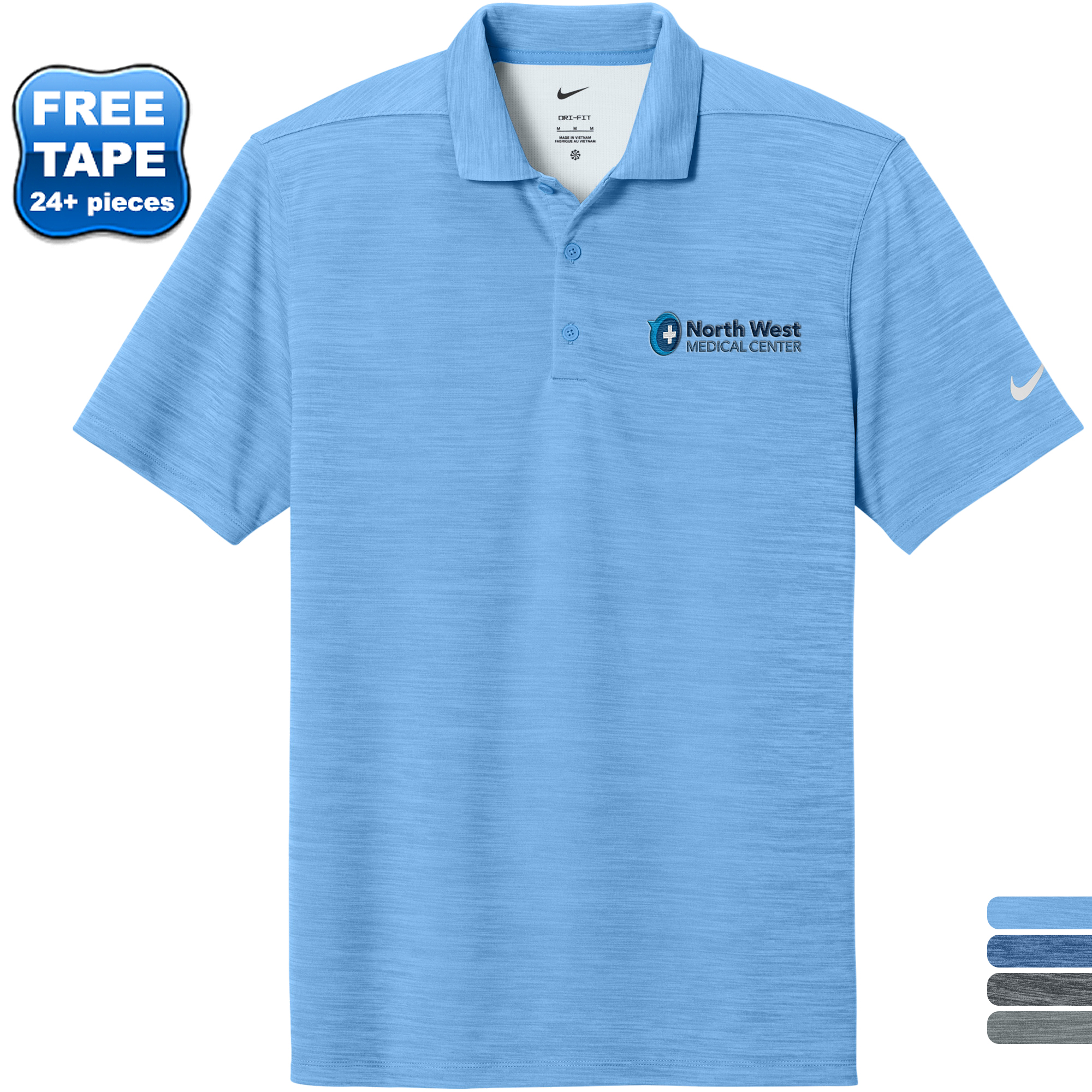 Product Photo 1 Nike® Dri-FIT Striated Polyester Men's Polo