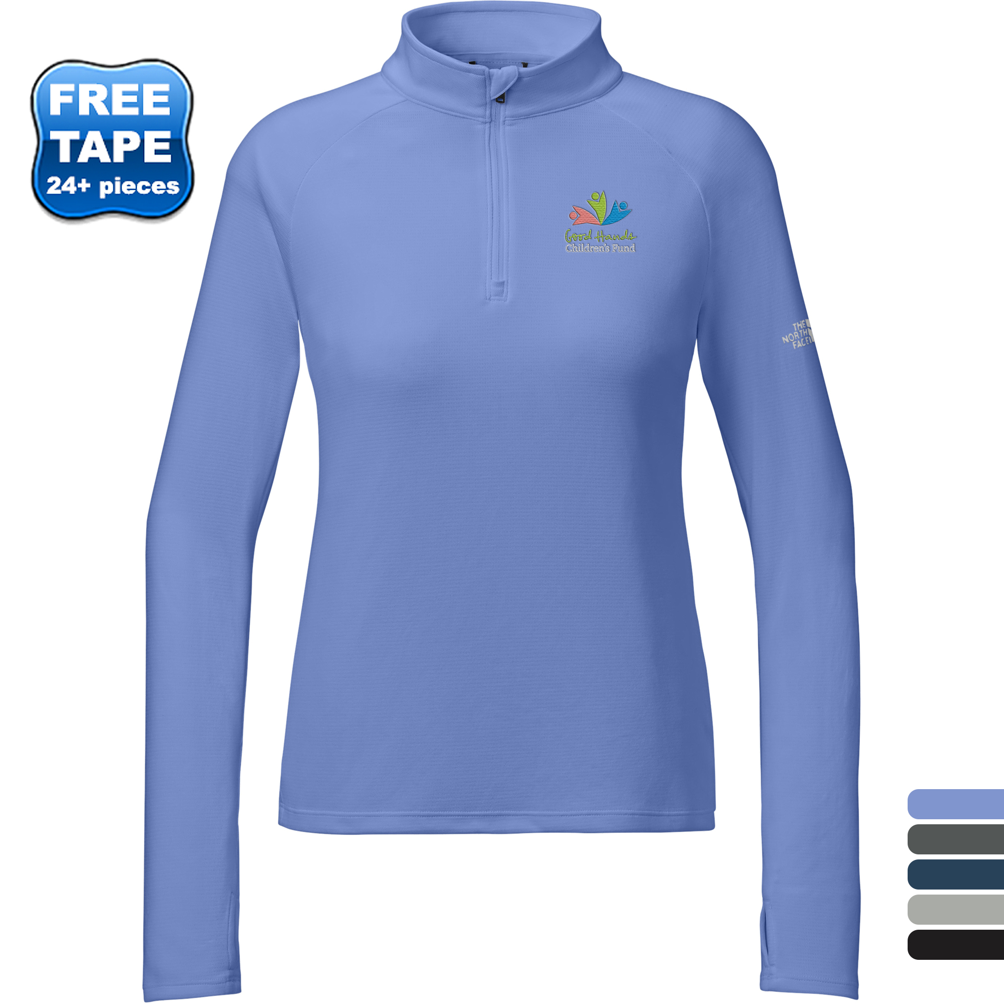 Product Photo 1 The North Face® Ambition Recycled Polyester Ladies' 1/4 Zip