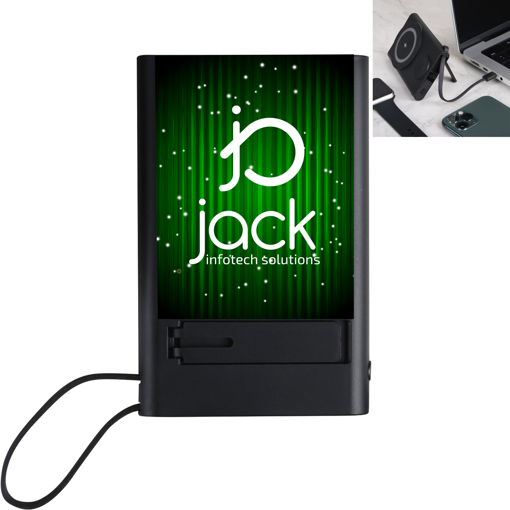 Product Photo 1 Power Lynx Wireless Charging Power Bank, 5000mAh