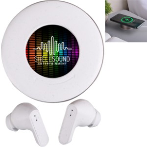 Chromeo Wireless Earbuds And Wireless Charger - AU1610