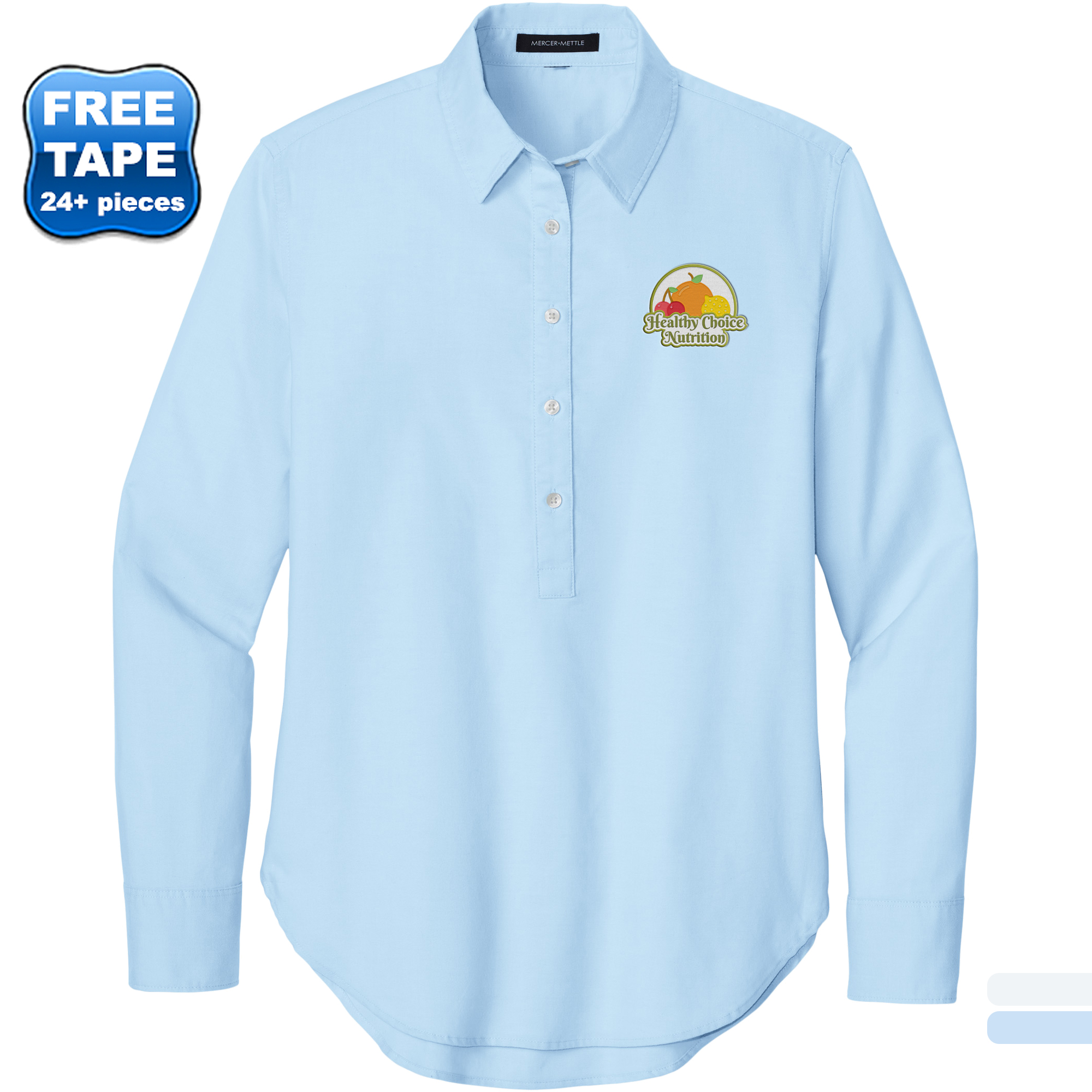 Product Photo 1 MERCER+METTLE™ Long Sleeve Modern Oxford Ladies' Shirt