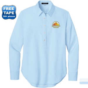 MERCER+METTLE™ Long Sleeve Modern Oxford Ladies' Shirt - WJ7110