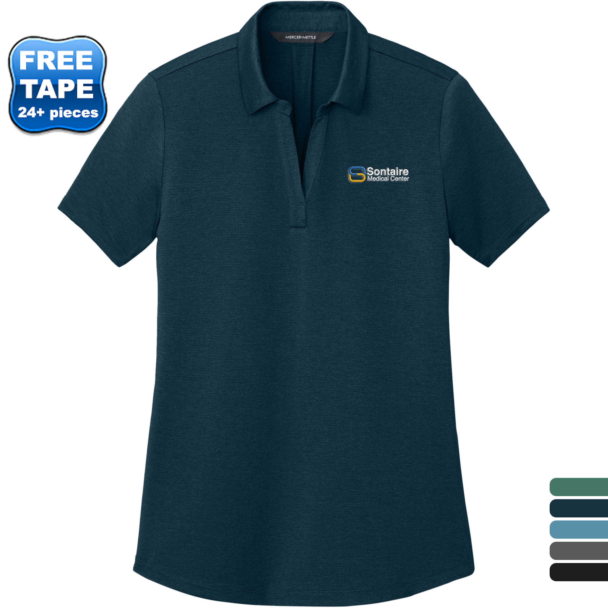 Product Photo 1 MERCER+METTLE™ Recharge Recycled Poly Jersey Ladies' Polo