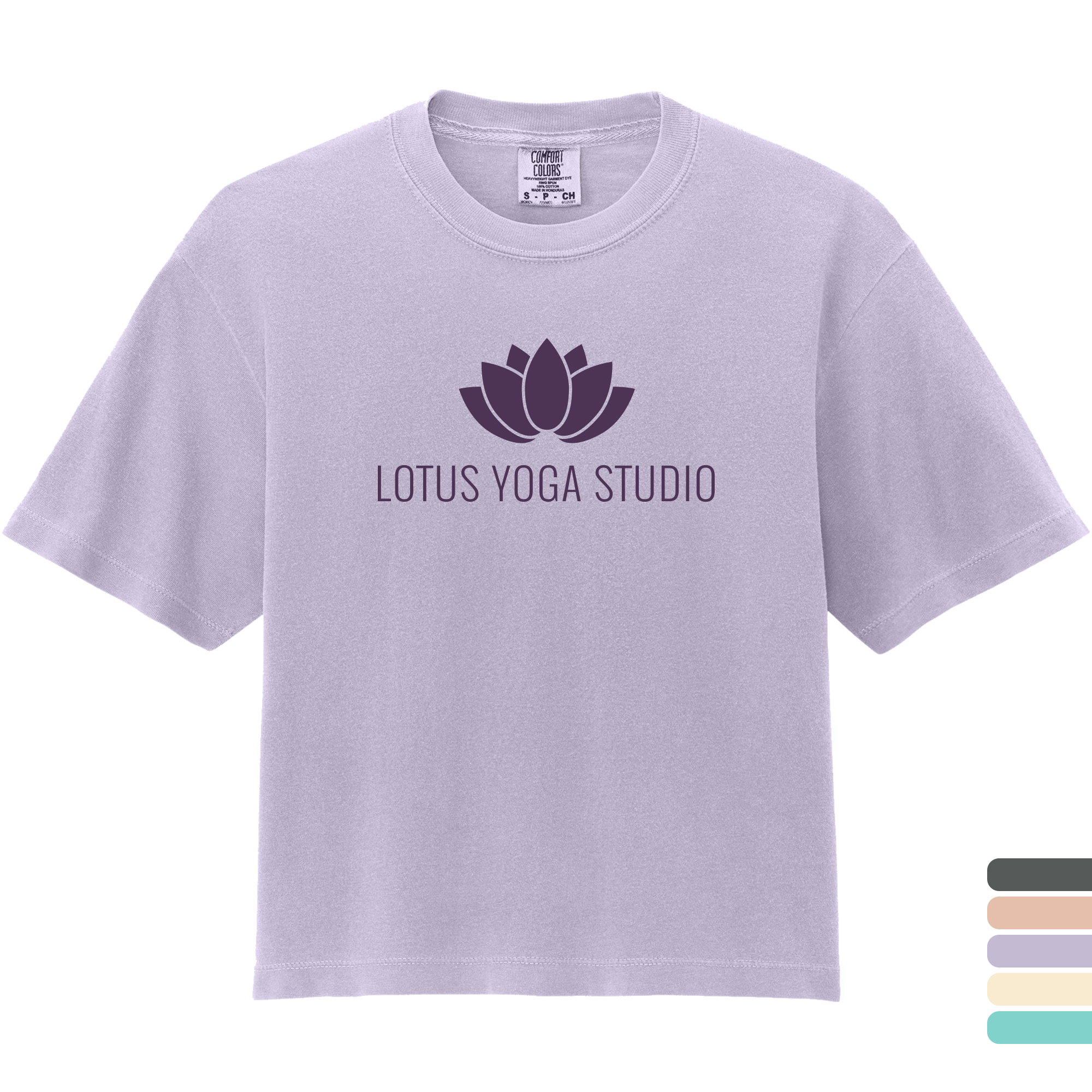 Product Photo 1 Comfort Colors® Heavyweight 100% Cotton Ladies' Boxy Tee