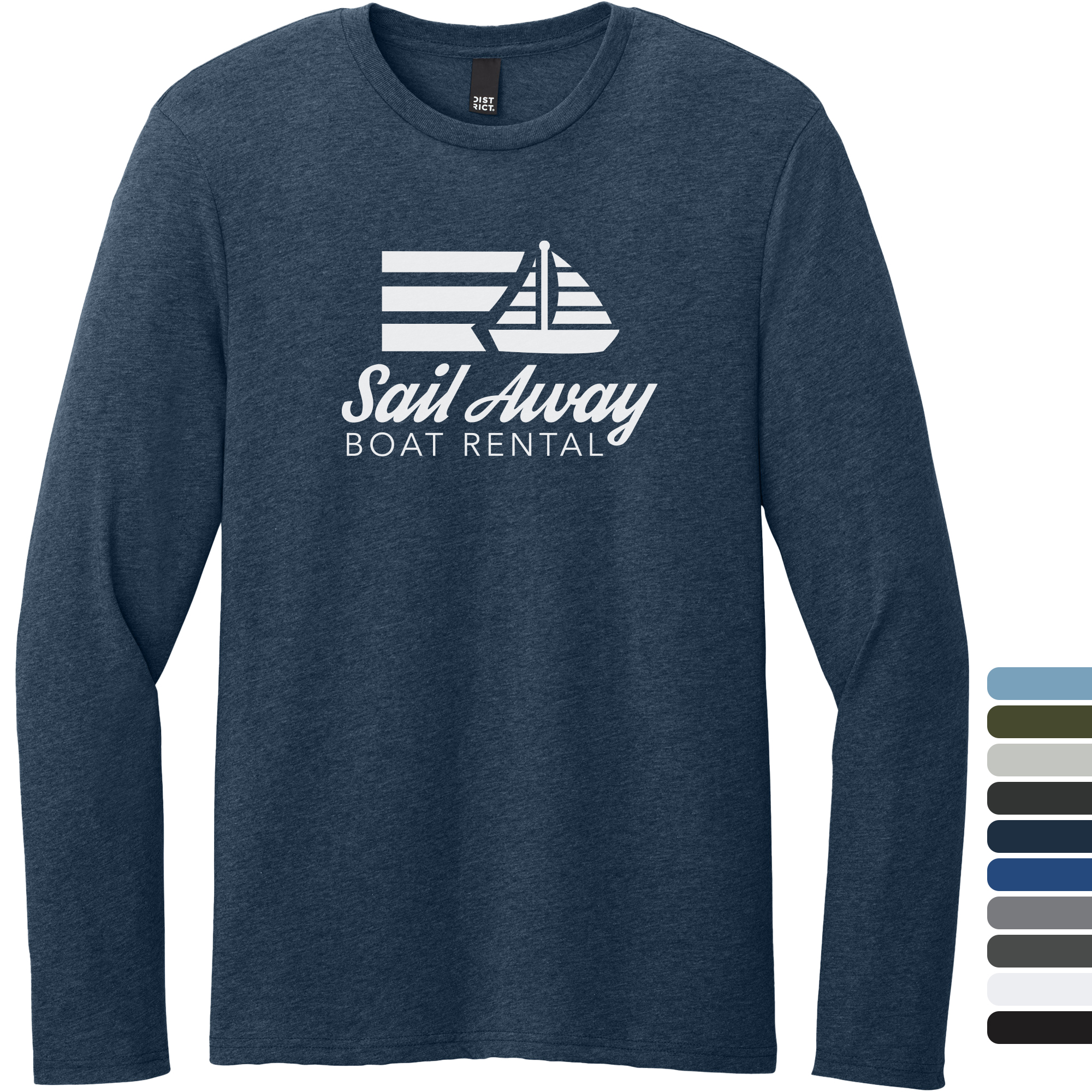 Product Photo 1 District® Perfect Weight® CVC Long Sleeve Unisex Tee