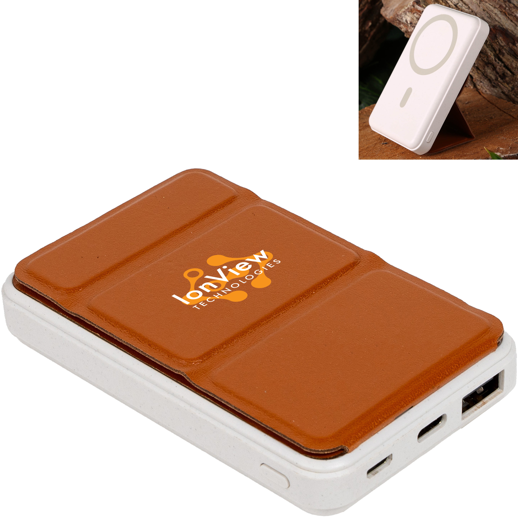 Product Photo 1 TerraTone™ Powerbank & Wireless Charger, 5000mAh
