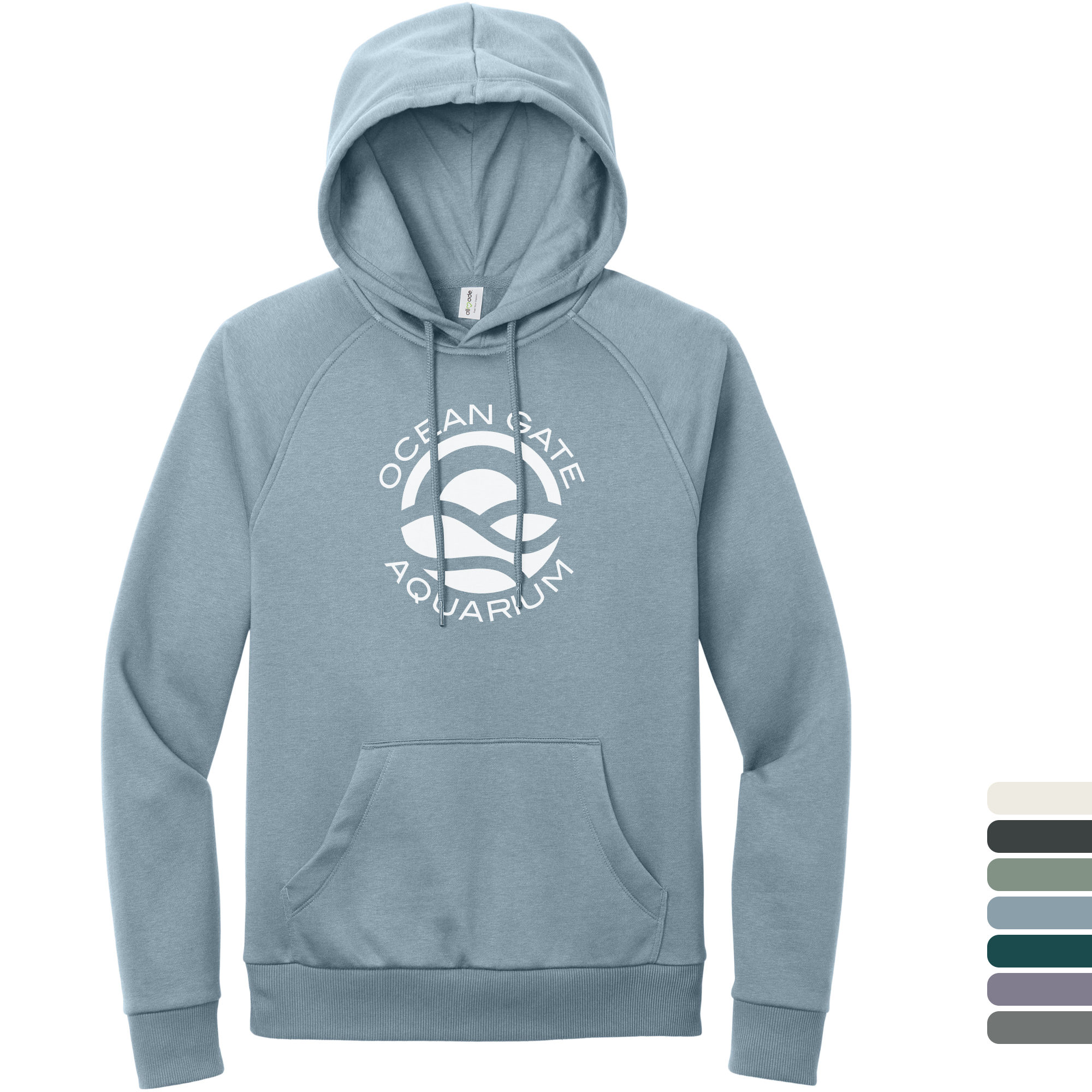 Product Photo 1 Allmade® Organic CVC Fleece Unisex Pullover Hoodie